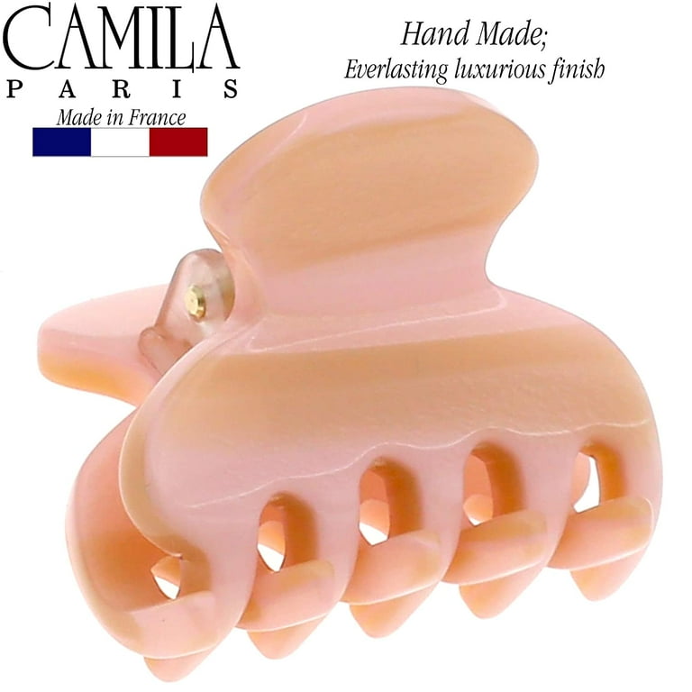 Camila Paris CP3070 French Hair Clip for Women, Handmade, Pink, Small, Girls Hair Claw Clips Jaw, Durable Styling Hair Accessories for Women, Strong Hold No Slip Grip, Made in France - Walmart.com Camila Paris CP3070 French Hair Clip for Women, Handmade, Pink, Small, Girls Hair Claw Clips Jaw, Durable Styling Hair Accessories for Women, Strong Hold No Slip Grip, Made in France - Walmart.com
