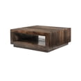 thumbnail image 2 of Brown Solid Wood Low Profile Coffee Table, 38.2 In. X In., 14.7 D, Fascinating Width Depth, Brown, Charming, 2 of 2