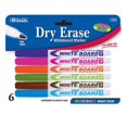 thumbnail image 1 of BAZIC Products Marqueurs Effaçables à Sec, Pointe Fine, Couleur Vive, Lot de 6, 1 of 1