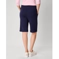 thumbnail image 2 of Hanes Women's French Terry Bermuda Shorts, 11" Navy 2XL, 2 of 6