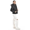 thumbnail image 2 of Chamarra acolchada con capucha Roman Fashion /Juvenil, 7504 (Negro) negro G, 2 of 6