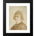 thumbnail image 2 of Jan van de Velde 12x14 Black Modern Framed Museum Art Print Titled - Portrait of a Lady (1639), 2 of 5