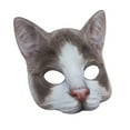 thumbnail image 3 of Cat Mask Animal Half Face Mask Fancy Dress Animal Tabby Mask Animal Cat Head Mask Halloween Novelty Costume Party Accessory, 3 of 5