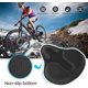 thumbnail image 4 of Funda de sillín de bicicleta de gel grande con gel de silicona acolchado de espuma viscoelástica, sillín hueco antideslizante para hombres y mujeres Rojo Verde Cocina, Decoración y Otros, 4 of 5