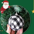 thumbnail image 3 of Adornos de bolas a cuadros, decoración navideña, bolas envueltas en tela, vacaciones navideñas para decoración del hogar Zhivalor CPB-SSW373-2, 3 of 5