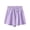 1 Pack-Purple, variant on 4-12T Girls Casual Cotton Shorts Kids Drawstring Running Shorts Girls Summer Solid Color Workout Flowy Shorts, 2-Pack