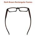 thumbnail image 4 of 4 Pack Reading Glasses Men Women Unisex Readers Square Rectangle Round Frame +2.00, 4 of 4