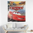 Cars Cool Animated Cartoon Tapestry Gift Wall Hanging Backdrop for Room