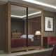thumbnail image 2 of Ropero Closet Madesa Denver 2 Puertas Corredizas con Espejo con Pies Marrón, 2 of 5