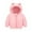 Pink, variant on jsaierl Toddler Boys Girls Winter Jackets Cute Bear Ear Hood Cartoon Print Coat Fall Zip Up Thermal Jacket Windproof Thicken Outerwear Puffer Coat 12M-4T