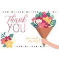 thumbnail image 3 of Bouquet of Flowers Thank You Postcard - 4 x 6 Thank You Postcards 40 Count Per P, 3 of 5