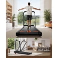 thumbnail image 6 of 15% Incline Walking Pad Treadmill with Handle Bar - 2.5HP Quiet Folding Treadmill for Home Office Under Desk Portable Walking Pad with 300LBS Capacity, 6 of 7