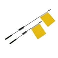 thumbnail image 1 of Drapeaux de Signalisation pour Voitures Miniatures avec Poteau, Modification DIY et Pièces Non Remplaçables, Accessoire Automobile de Remplacement pour WPL Jaune 2 Pcs/ensemble, 1 of 8