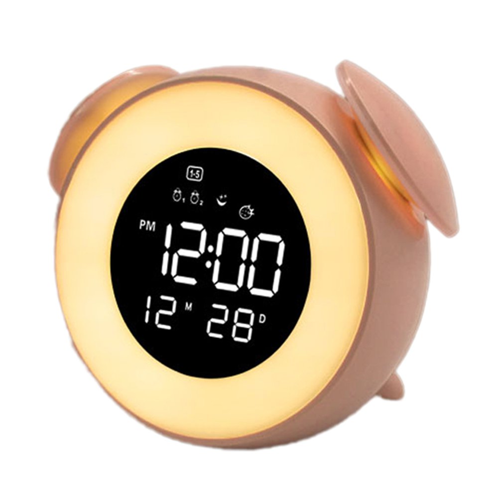 HEMU FASHION Creative Colorful Wakeup Clock Retro LED Electronic Alarm