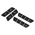 thumbnail image 1 of Unique Bargains Car Seat Memory Door Lock Unlock Button Sticker Adjust Switch Button Trim Cover for Benz a Class 13-17, 1 of 6