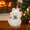 thumbnail image 2 of Figuras de decoración navideña, figuras navideñas, adornos navideños de animales, Conejo, 2 of 9
