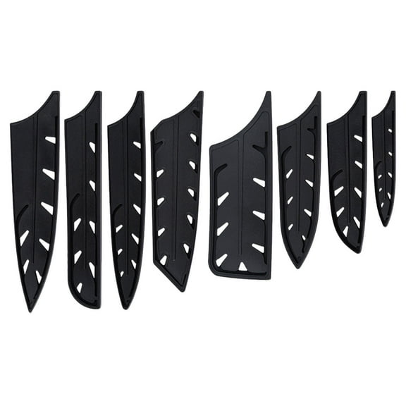 HEMOTON 8 Pcs Knife Case Kitchen Organizers and Storage Chef Chefs Black