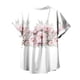 thumbnail image 3 of Mujeres Pantalones Cortos Impresos Manga Corta con Cuello en V Blusa Superior, Casual Y Elegante Corto para las Mujeres Verano Casual, 3 of 5