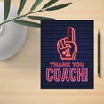 thumbnail image 2 of Koyal Wholesale Jumbo Teacher Appreciation Cards - Best Staff Creative Thank You Card with Envelope, #1 Coach, 2 of 5