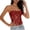 07Red, variant on Women Mesh Strapless Corset Top Y2k Floral Lace Tube Top Fashion See Through Going Out Bandeau Bustier Bralettes,Pink,L