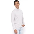 thumbnail image 2 of Stretch Is Comfort Men's Oh So Soft Luxe Mock Neck Turtleneck Long Sleeve Shirt | Adult Small- 5x, 2 of 6
