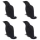 thumbnail image 5 of Decoración de cuervos de Halloween, 4 piezas de decoración de cuervos de Halloween, decoración de cuervos con plumas negras, accesorios de fotografía de cuervos, tecnología innovadora, 5 of 12