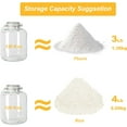thumbnail image 6 of Panzexin 2-Pack 1Gal Glass Storage Jars - Airtight w/Lids & Labels for Flour, Coffee, Canning, 6 of 9