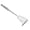 E White, variant on Agiufgs Stainless Steel Garden Rake 3-Tine 5-Tine, Heavy Duty Welded Construction, for Weeding Cultivating and Sand Digging, D White