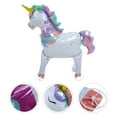 thumbnail image 3 of Miangastore Large Inflatable Unicorn Balloon with Wheels Large Standing Unicorn Party Decoration Unicorn Molding Aluminum Film Balloon Large Unicorn Balloon, 3 of 8