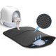 thumbnail image 2 of 1 caja para gatos negra 60x45cm EVA plegable, impermeable y no tóxica, estera arenero para gatos antideslizante con diseño de doble panal oso de fresa Electrónica, 2 of 5