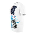 thumbnail image 7 of American Flag Bass Fishing Unisex AOP Cut & Sew Tee S-3XL, 7 of 7