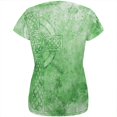 thumbnail image 2 of St. Patricks Day Dirty Irish Celtic Cross All Over Womens T Shirt Multi X-LG, 2 of 2