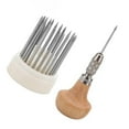 thumbnail image 4 of 1 Set Stainless Steel Graver Portable Professional Replacement Anti-corrosive Accessories Lightweight Durable Handheld Goldsmith Beader Accessories, 4 of 9