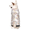 thumbnail image 1 of Balery Retro Hippie Groovy Easter bunny Sudadera con Capucha para Perros Pequeños – Ropa para Mascotas, Disfraz para Perros y Gatos, Ideal para Fiestas y Cosplay-X-Large, 1 of 7