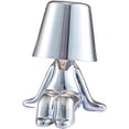 thumbnail image 1 of Golden Man Table Lamp | Fun Table Lamp Night Light Thinkers Lamp Art Decor | Decorative Sculpture Home Ornament Table Lamp, 1 of 7