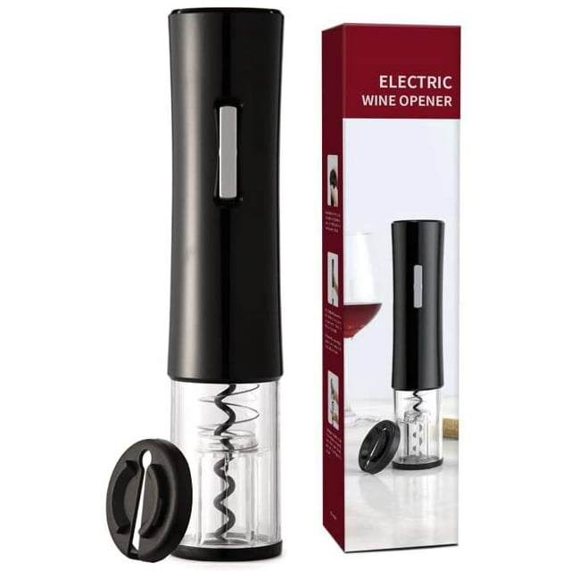 Electric Wine Opener with Foil Wine Cutter, 4 AA Batteries Automatic Operated