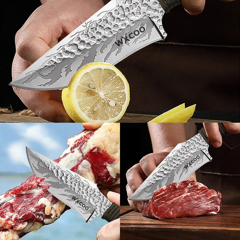 10PCS High Quality Stainless Steel Utility Knife Fruit Knife Sharp Fish Knife Kitchen Accessories Barbecue Knives Kitchen Gadgets Unique Knives for Men Household Items Clearance Sale Multipurpose