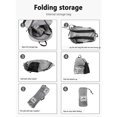 thumbnail image 4 of Mochila Al Aire Libre Ehuebsd Plegable Impermeable Grande 20L Gris Claro, 4 of 9