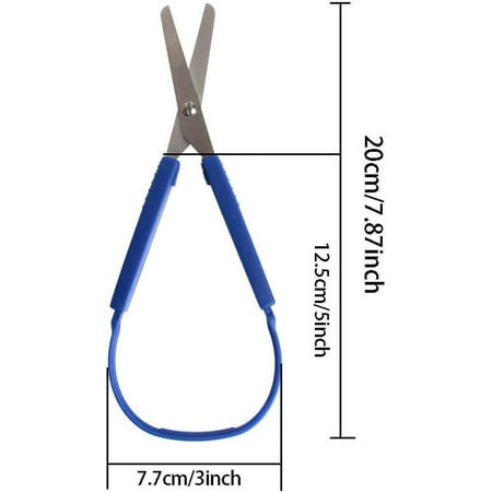 Loop Scissors Grip Scissor 3 Pack for Teens and Adults,Adaptive Design ...