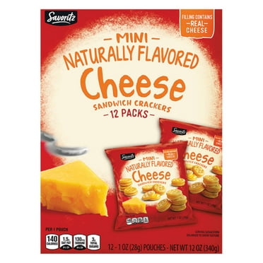 Savoritz Mini Cheese Sandwich Crackers , 12 oz