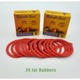 Canning Jar Seal Bundle Includes 24 Regular Mouth Viceroy Jar Rubbers