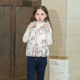 thumbnail image 3 of Vedolay Girl Jacket 2023 Boys Girls Casual Fall Clothes for Kids Beige,120, 3 of 4
