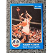 Collectible 1984 Star Kelvin Ransey #95 New Jersey Nets Basketball Card New Jersey Nets NBA Basketball Trading Card