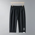 thumbnail image 3 of WILLBEST Pantalones Cortos para Hombre, Pantalones Cortos Cargo de Verano para Hombre, Pantalones Cortos Holgados de Seda de Hielo Transpirables, Pantalones Casuales, Modernos y Versátiles., 3 of 3