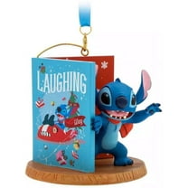 Disney Parks Stitch Christmas Card Sketchbook Christmas Ornament New with Tag