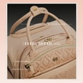 thumbnail image 5 of Verage 18x14x8in Spinner Underseat Carry-On Luggage -Airplane Personal Item Bag, USB A&C Charging Port, Padded Laptop Pocket & Wet/Dry Compartments for Women, Blush Pink, 5 of 9