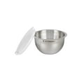 thumbnail image 5 of Le Creuset Nested Mixing Bowls w/ Nonslip Silicone Base & Plastic Air Tight Lids, Steel, 5 of 8