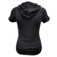 thumbnail image 4 of Playera Danskin para Mujer, Capucha Negro Talla CH, 4 of 4