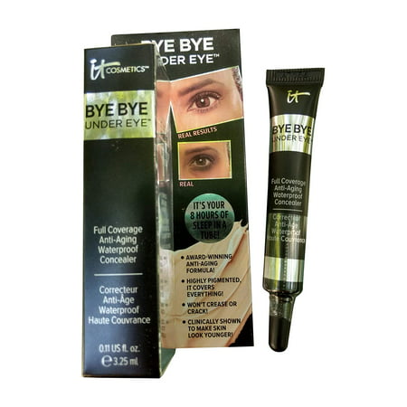 Bye Bye Under Eye Full Coverage Anti-Aging Waterproof Concealer 0.11 FL OZ It Cosmetics - 0.11 fl. oz / 3.12 ml (travel
