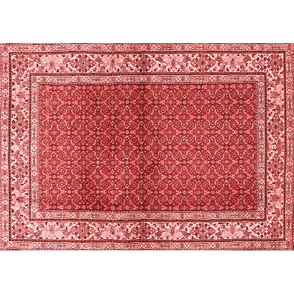 Ahgly Company Indoor Rectangle Persian Red Traditional Area Rugs, 7' x 9'
